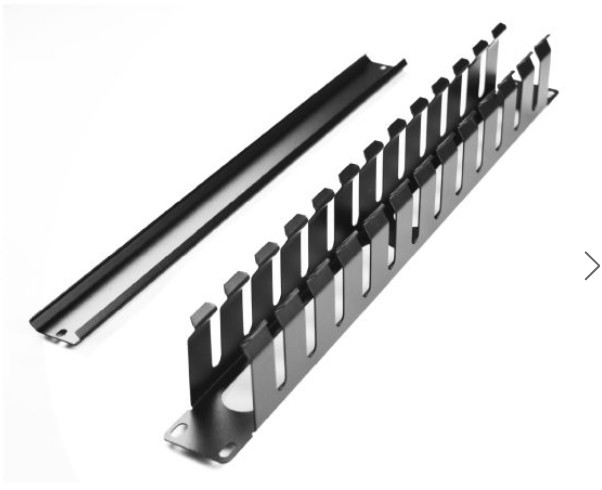 ORGANIZADOR DE CABLEADO CON TAPA 1 UNIDAD