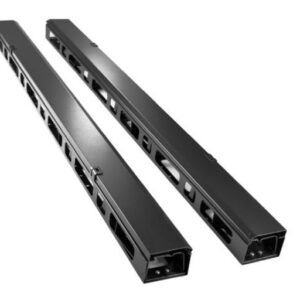 ORGANIZADOR DE CABLEADO VERTICAL CON TAPA 30 UNIDADES