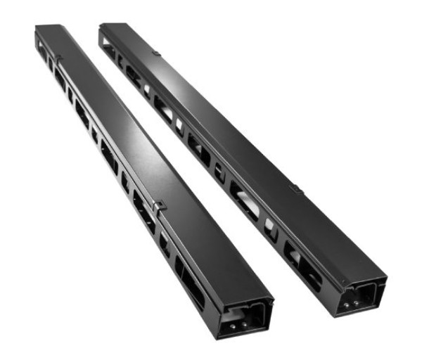 ORGANIZADOR DE CABLEADO VERTICAL CON TAPA 30 UNIDADES