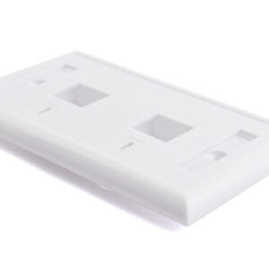 TAPA BASTIDOR 2 PUERTOS RJ45 CAT5E-CAT6