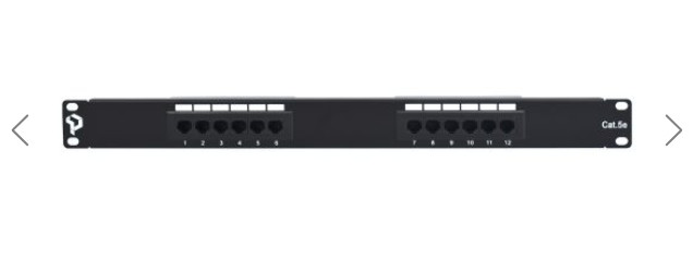 PATCHERA 12 PUERTOS CAT5E
